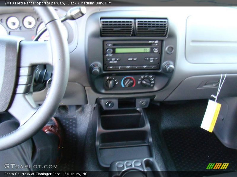 Black / Medium Dark Flint 2010 Ford Ranger Sport SuperCab