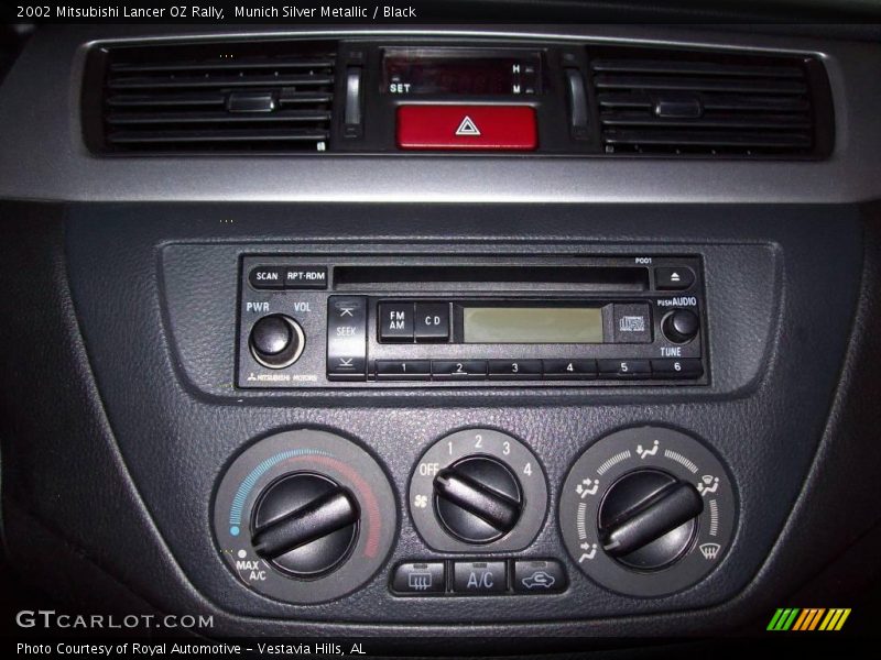 Munich Silver Metallic / Black 2002 Mitsubishi Lancer OZ Rally