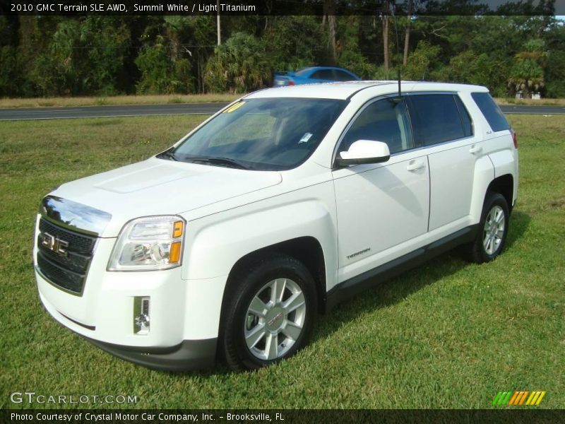 Summit White / Light Titanium 2010 GMC Terrain SLE AWD