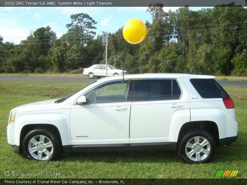 Summit White / Light Titanium 2010 GMC Terrain SLE AWD
