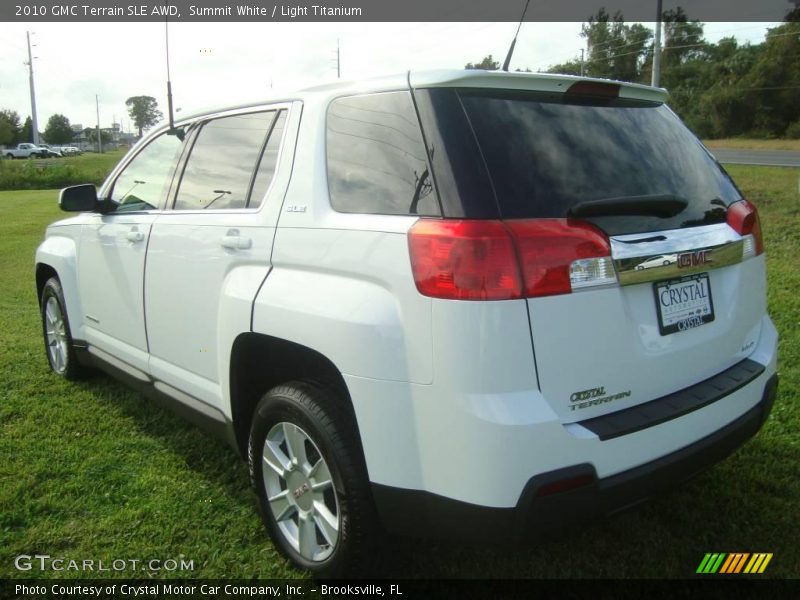 Summit White / Light Titanium 2010 GMC Terrain SLE AWD