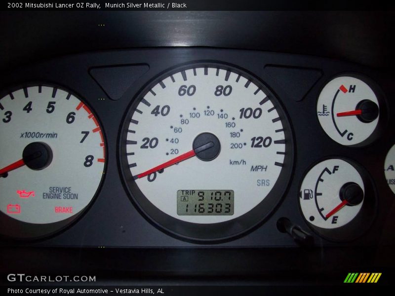 Munich Silver Metallic / Black 2002 Mitsubishi Lancer OZ Rally