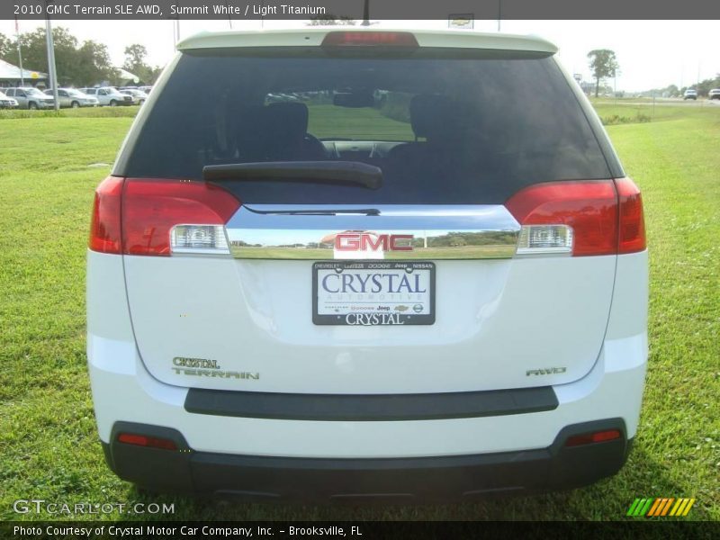 Summit White / Light Titanium 2010 GMC Terrain SLE AWD