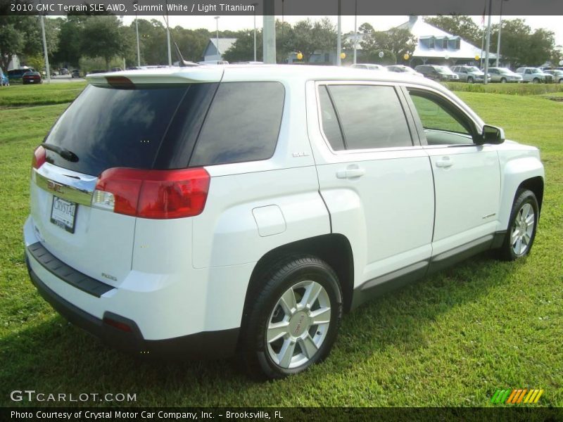Summit White / Light Titanium 2010 GMC Terrain SLE AWD