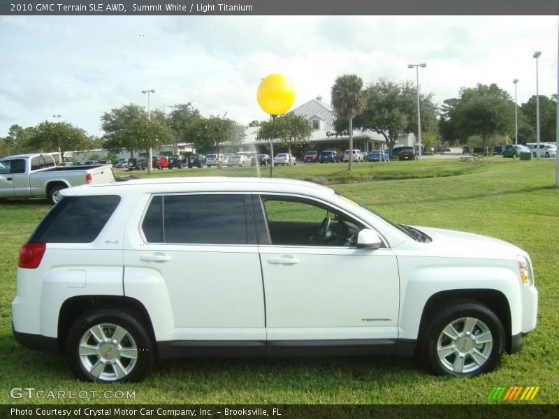 Summit White / Light Titanium 2010 GMC Terrain SLE AWD