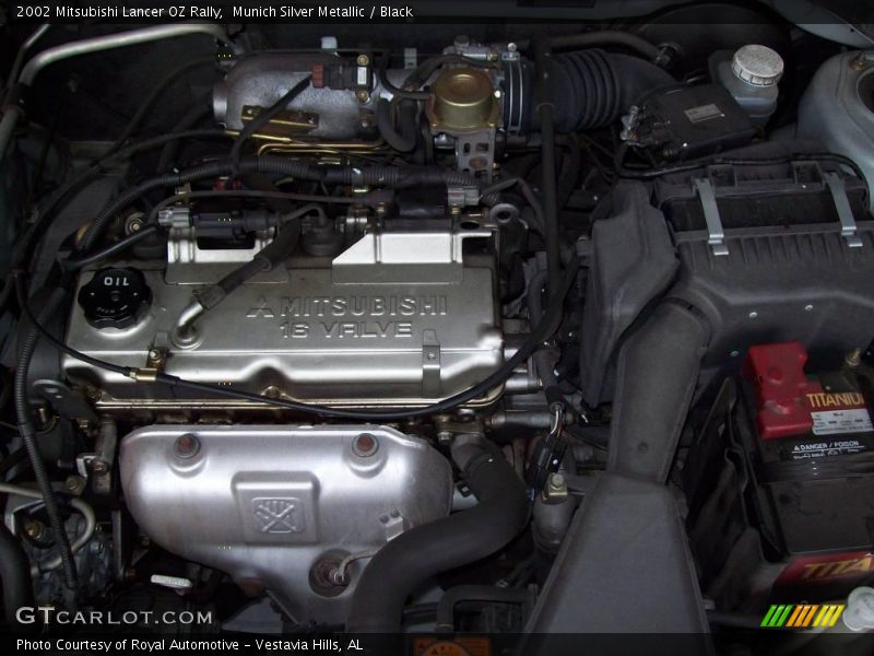 Munich Silver Metallic / Black 2002 Mitsubishi Lancer OZ Rally