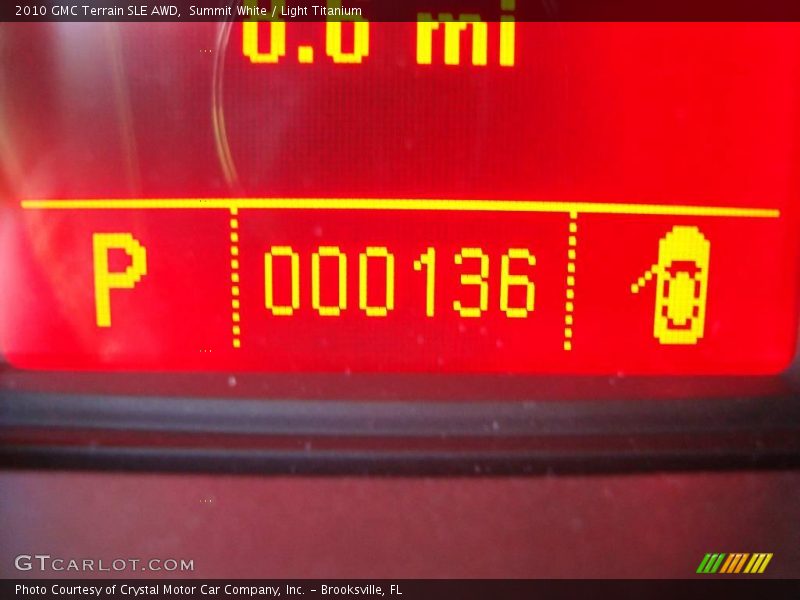 Summit White / Light Titanium 2010 GMC Terrain SLE AWD