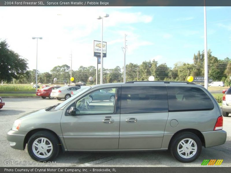 Spruce Green Metallic / Pebble Beige 2004 Ford Freestar SEL