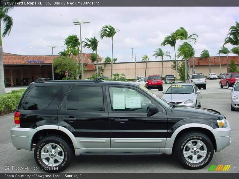 Black / Medium/Dark Flint 2007 Ford Escape XLT V6