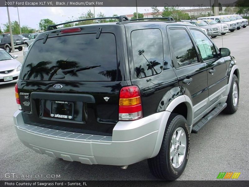Black / Medium/Dark Flint 2007 Ford Escape XLT V6