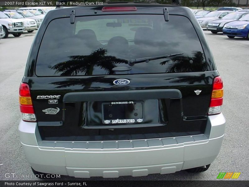 Black / Medium/Dark Flint 2007 Ford Escape XLT V6