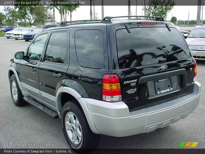 Black / Medium/Dark Flint 2007 Ford Escape XLT V6