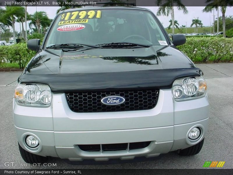 Black / Medium/Dark Flint 2007 Ford Escape XLT V6