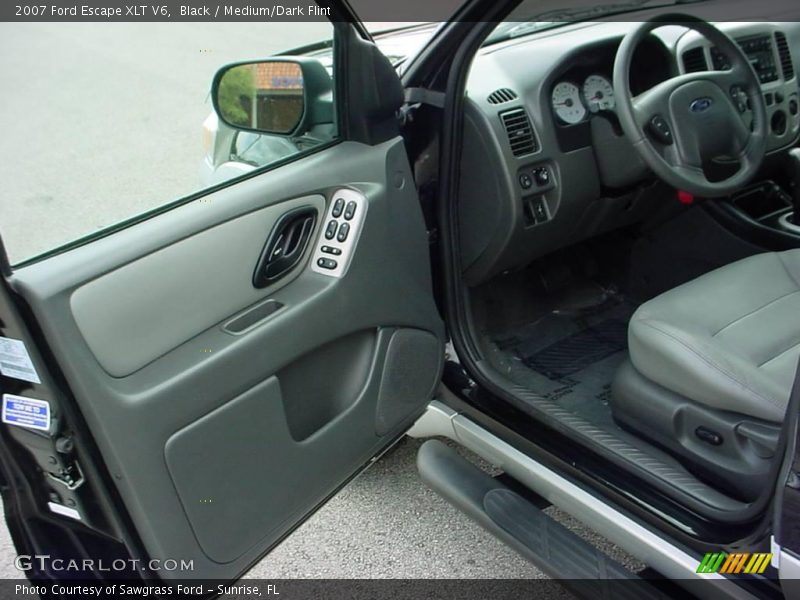 Black / Medium/Dark Flint 2007 Ford Escape XLT V6
