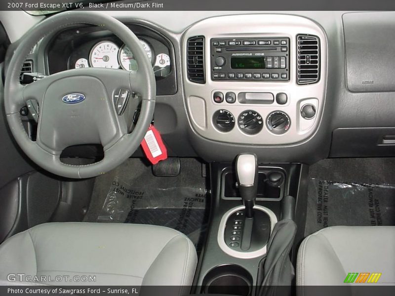 Black / Medium/Dark Flint 2007 Ford Escape XLT V6