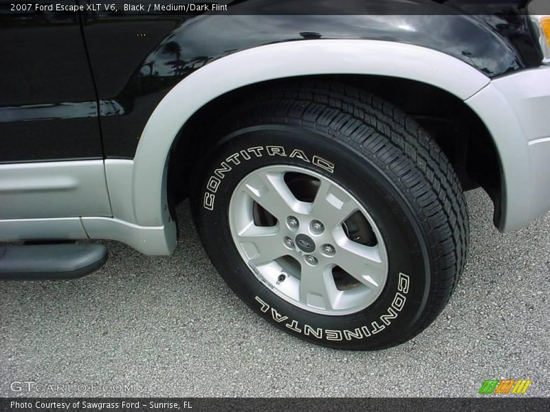 Black / Medium/Dark Flint 2007 Ford Escape XLT V6