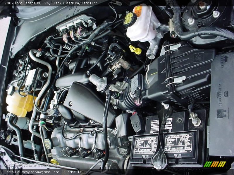 Black / Medium/Dark Flint 2007 Ford Escape XLT V6
