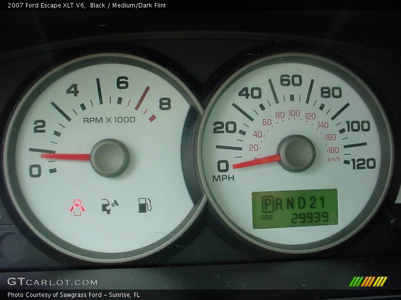 Black / Medium/Dark Flint 2007 Ford Escape XLT V6
