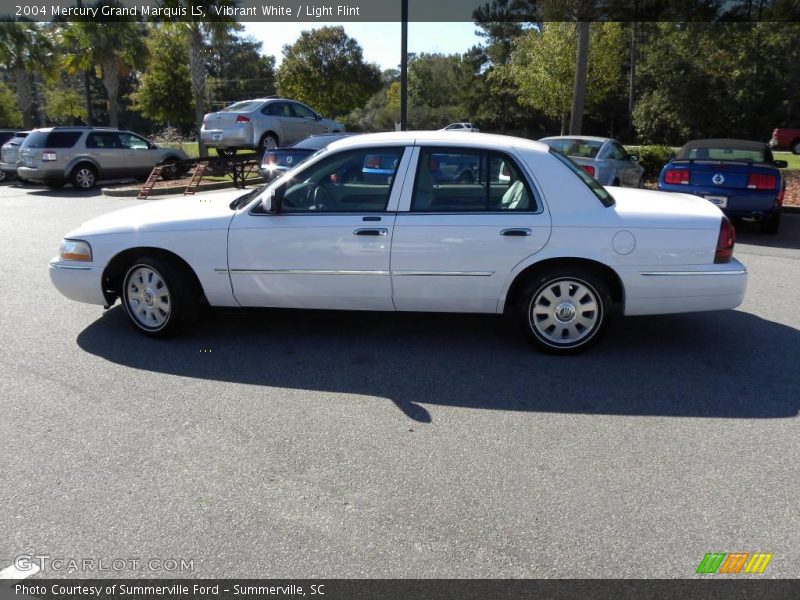 Vibrant White / Light Flint 2004 Mercury Grand Marquis LS