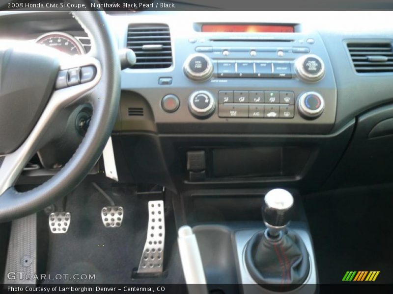 Nighthawk Black Pearl / Black 2008 Honda Civic Si Coupe