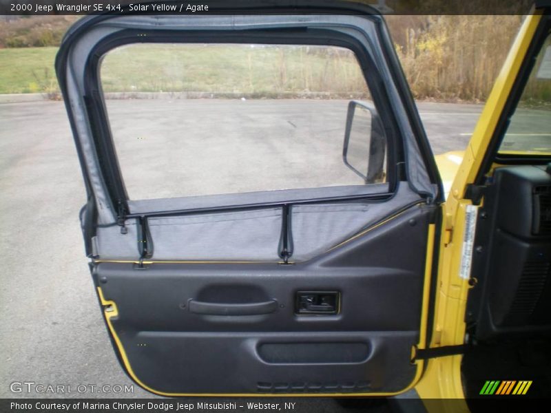 Solar Yellow / Agate 2000 Jeep Wrangler SE 4x4