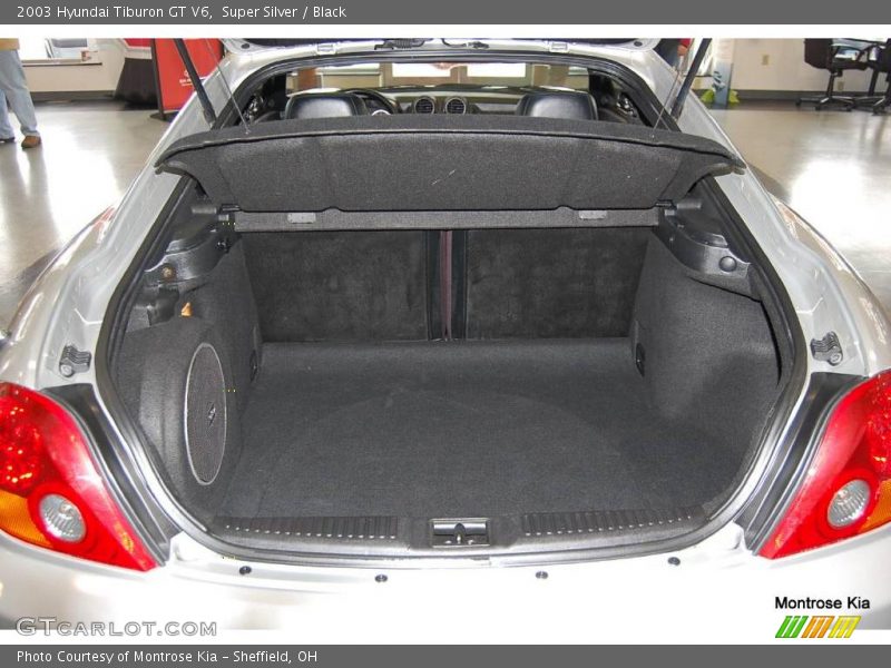 Super Silver / Black 2003 Hyundai Tiburon GT V6