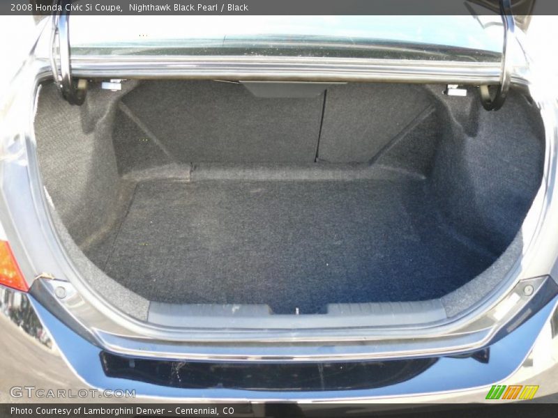 Nighthawk Black Pearl / Black 2008 Honda Civic Si Coupe