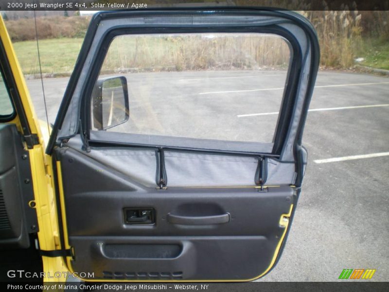 Solar Yellow / Agate 2000 Jeep Wrangler SE 4x4