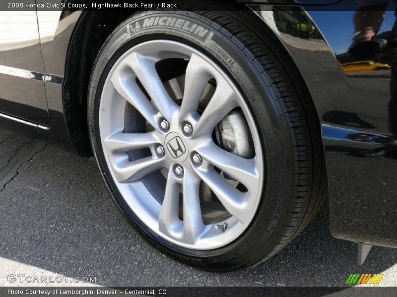 Nighthawk Black Pearl / Black 2008 Honda Civic Si Coupe