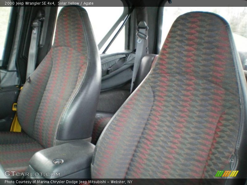 Solar Yellow / Agate 2000 Jeep Wrangler SE 4x4