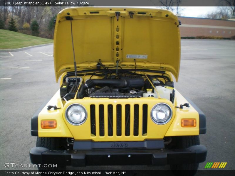 Solar Yellow / Agate 2000 Jeep Wrangler SE 4x4