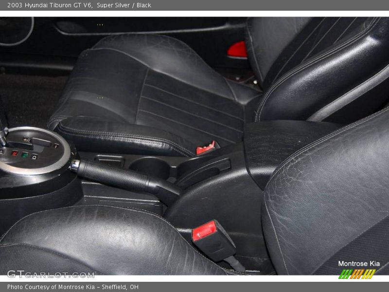 Super Silver / Black 2003 Hyundai Tiburon GT V6
