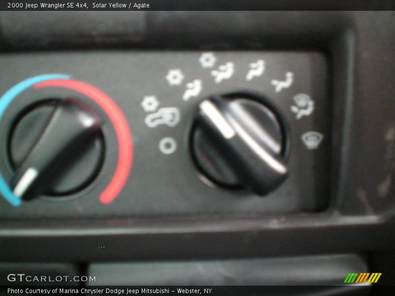 Solar Yellow / Agate 2000 Jeep Wrangler SE 4x4
