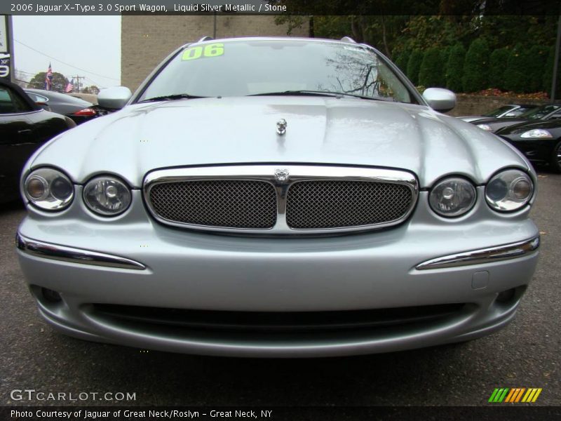 Liquid Silver Metallic / Stone 2006 Jaguar X-Type 3.0 Sport Wagon