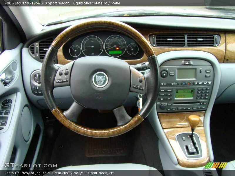Liquid Silver Metallic / Stone 2006 Jaguar X-Type 3.0 Sport Wagon