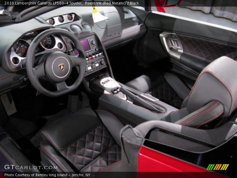 Rosso Vik (Red Metallic) / Black 2010 Lamborghini Gallardo LP560-4 Spyder