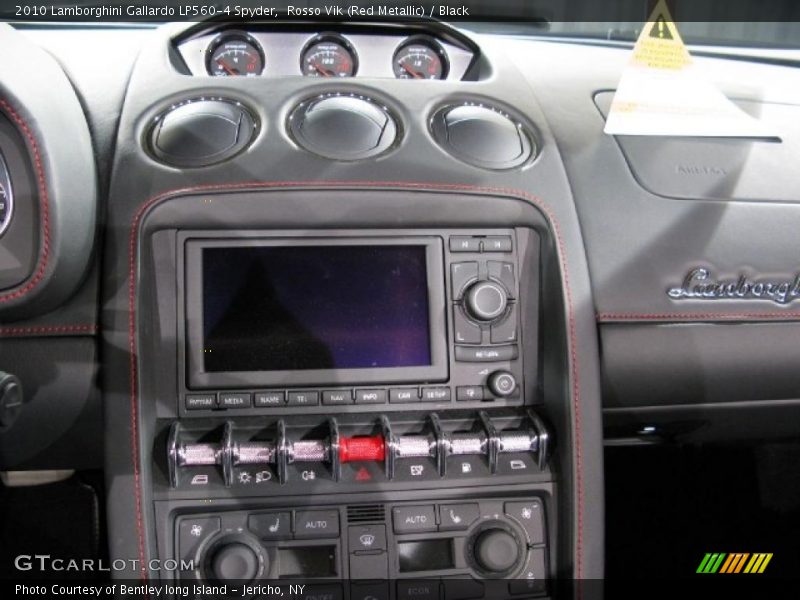 Rosso Vik (Red Metallic) / Black 2010 Lamborghini Gallardo LP560-4 Spyder
