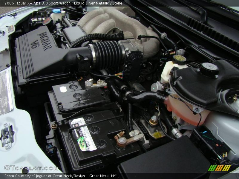 Liquid Silver Metallic / Stone 2006 Jaguar X-Type 3.0 Sport Wagon