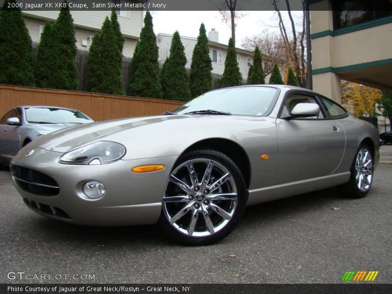 Satin Silver Metallic / Ivory 2006 Jaguar XK XK8 Coupe