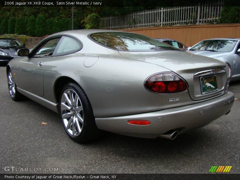 Satin Silver Metallic / Ivory 2006 Jaguar XK XK8 Coupe