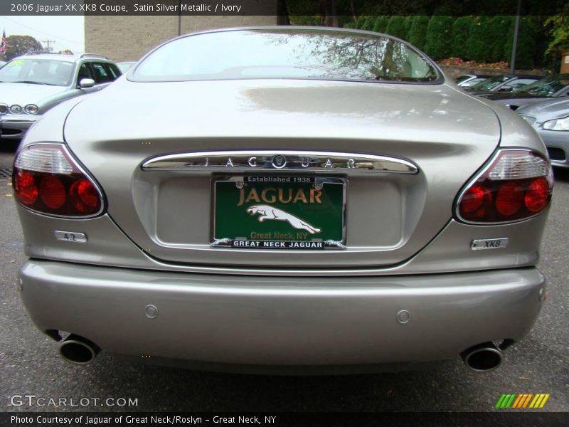 Satin Silver Metallic / Ivory 2006 Jaguar XK XK8 Coupe
