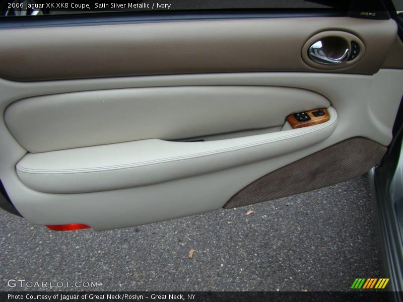 Satin Silver Metallic / Ivory 2006 Jaguar XK XK8 Coupe