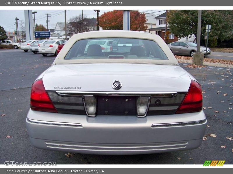 Vibrant White / Medium Light Stone 2008 Mercury Grand Marquis GS