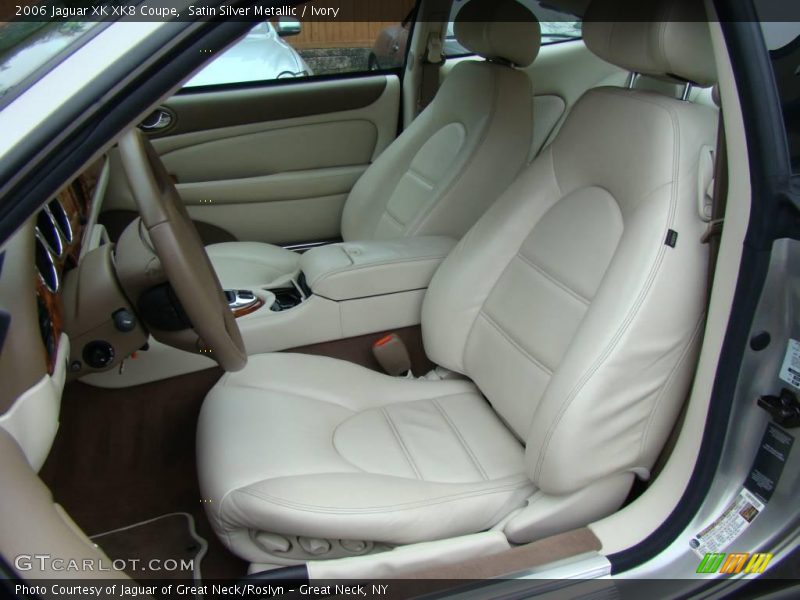 Satin Silver Metallic / Ivory 2006 Jaguar XK XK8 Coupe