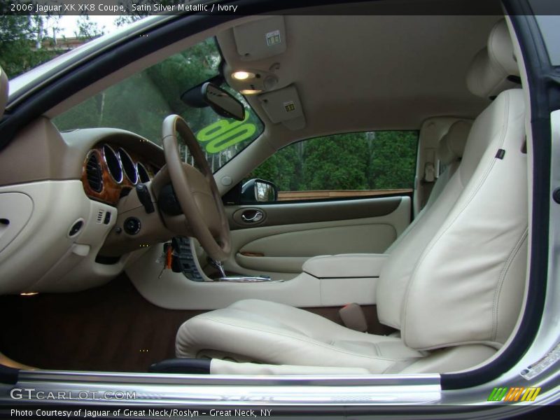 Satin Silver Metallic / Ivory 2006 Jaguar XK XK8 Coupe