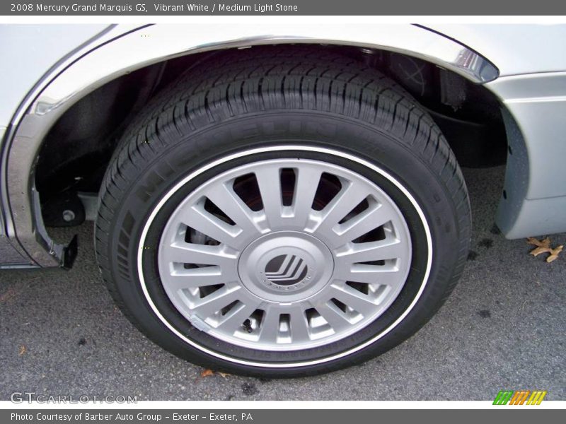 Vibrant White / Medium Light Stone 2008 Mercury Grand Marquis GS