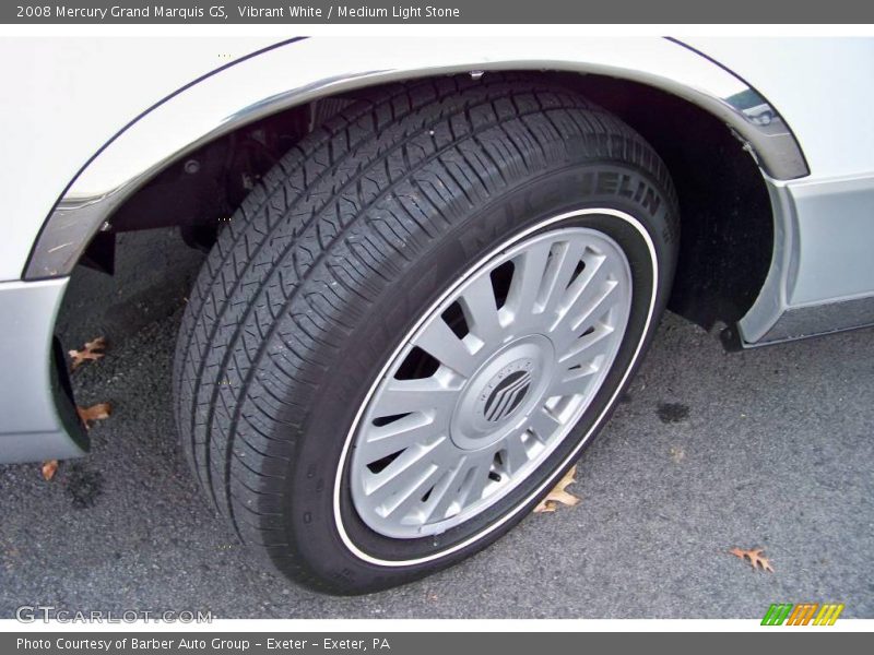 Vibrant White / Medium Light Stone 2008 Mercury Grand Marquis GS