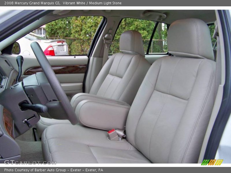 Vibrant White / Medium Light Stone 2008 Mercury Grand Marquis GS