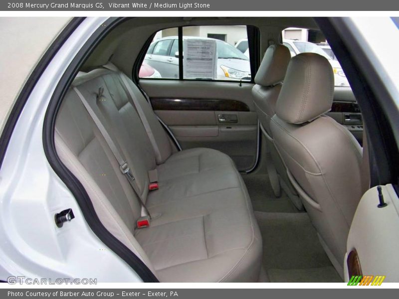 Vibrant White / Medium Light Stone 2008 Mercury Grand Marquis GS