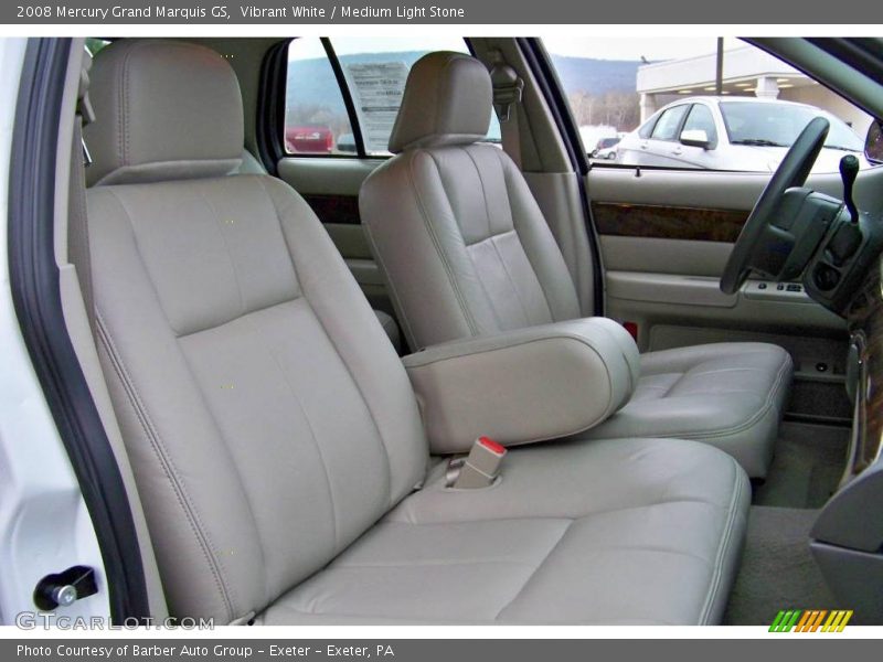 Vibrant White / Medium Light Stone 2008 Mercury Grand Marquis GS